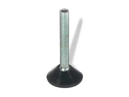 Verstellbarer Fuß D-47mm M8 x 25mm mit Zapfen und Innensechskant