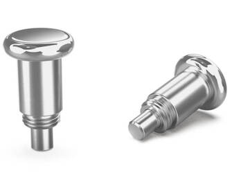 Justierbolzen D-18mm d2-M10x1,0mm SW-10 d1-6mm, INOX