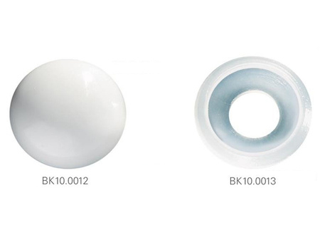 Maskierungskappe D-14,5mm d-11,5mm H-4,7mm kombiniert mit Rosette [10.0013, 10.0014], RAL9010 (alpinweiß)