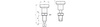 Feststellbolzen ohne Verriegelung D-31mm d1-M16x1,5mm SW-19 d-8mm, INOX