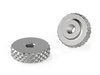 Knurled steel knob with a threaded through hole D-39mm M12