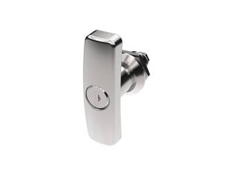 Quarter-turn lock with T-handle, common key IL101, chrome 4/45