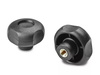 Star knob with threaded bushing D-21mm M5