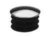 Zaślepka z nakładką metalową do profili okrągłych D-38mm, 1,5mm-2,0mm