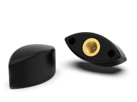 Butterfly knob with threaded bushing D-40mm M8