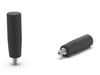 Drehgriff mit Gewindestift und Innensechskant D-26mm H-80mm M8 x 15mm SW4