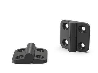 Pant s průchozími otvory A-48mm I-28mm i1-22,5mm i2-25,0mm a1-38,5mm a2-43,5mm d1-6,6mm, odnímatelný (levý)