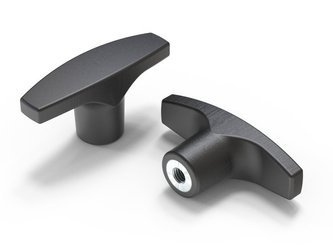 Držadlo typu T s závitovou pouzdrem A-60mm M8, INOX