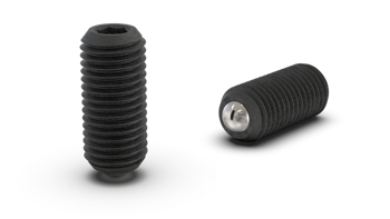 Závitový zajišťovací kolík s kuličkou a šestihrannou hlavou H-18mm SW-4 d1-M8