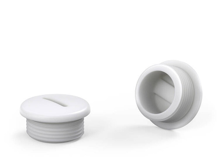 Abdeckkappe d-M32 x 1,5mm, RAL7035 (lichtgrau)