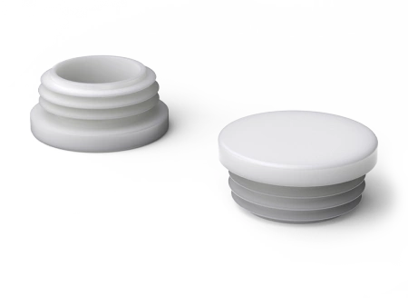 Zátka pro kulaté profily D-20mm, 1,0mm-2,5mm, přírodní barva