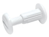 Clip D-15mm L2-15mm M6, color white