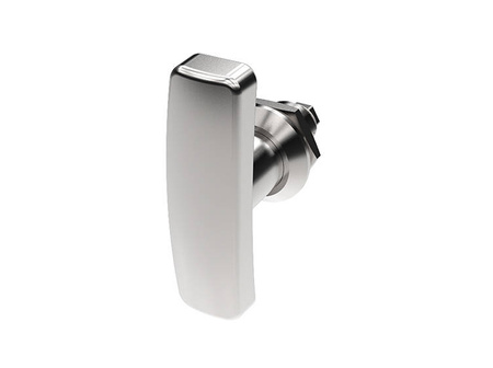 Quarter-turn T-handle latch without lock, chrome-plated 4/45