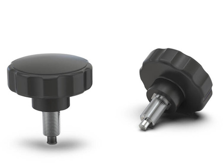 Locating pin D-55mm d1-M16x1.5mm d2-8mm with star knob handle