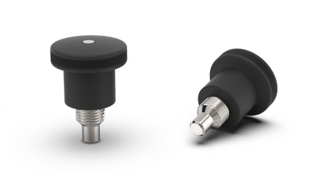 Hřídel nastavující MINI D-25mm d2-M10x1,0mm d1-6mm SW-12 s hřídelem z nerezové oceli