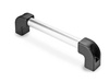 Uchwyt rurowy d-30mm L-274mm I-250mm d1-10,5mm, naturalny kolor aluminium
