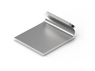 Hook without holes, Type F, raw steel