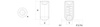Gewindebolzen mit hoher Anpresskraft und Kugel, mit Innensechskant H-10mm SW-2 d1-M4, INOX