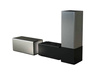 Winkelverbinder für 2 quadratische Profile (Typ L) A-30mm B-30mm, 2,0mm, RAL7047 (Signalschwarz)