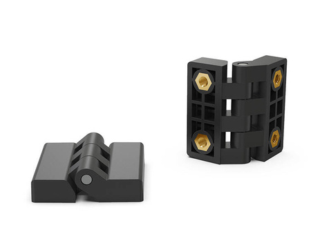 Zawias z tulejami gwintowanymi A-64mm la-40mm M6