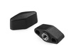 Hvězdicový knoflík s závitovou vložkou D-25mm, H-16mm, M5, DIN6336