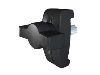 Single bridge clamp with M8 stainless steel wing nut