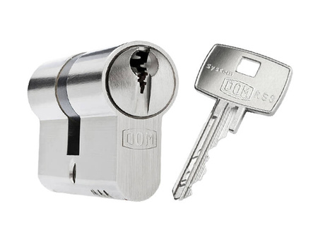 Cylinder lock 45 mm, different keys