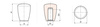Uchwyt cylindryczny z otworem gwintowanym D-43mm M10