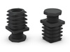 Stopka regulowana do profili kwadratowych A-45mm B-45mm d1-M22 L-35mm 1,5mm-2,0mm