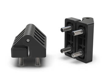 Zawias z trzpieniem gwintowym A-30mm I-15mm M5x10