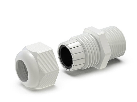 Kabelová svorka d-M63 x 1,5mm SW-68, RAL7035 (světle šedá)