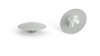 Abdeckkappe für Pozidriv-Schrauben Typ 2 D-12,0mm, RAL8019 (braun-grau)