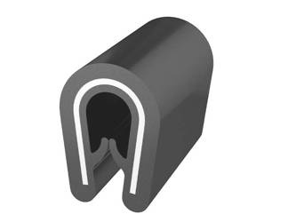 PVC-Kantenschutz, 6x8mm, 0,8-1,5mm, 100m