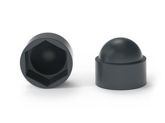 Ochranný klobouk M10 SW-17 pro šestihranné šrouby a matice, RAL7016 (antracitově šedý)