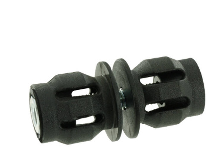 180° expansion connector, for round profiles D-32mm M6, wall thickness-2mm