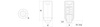 Gewindebolzen mit Stift und sechskantiger Buchse H-14mm, d1-M5, INOX