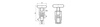 Fixierstift D-24mm d2-M12x1,75mm SW-12 d1-7mm, INOX