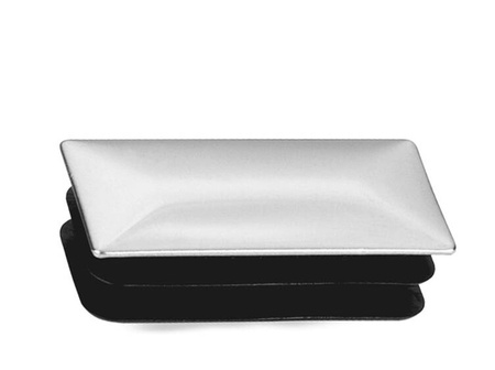 Kappe mit Metallabdeckung für rechteckige Profile A-20mm B-15mm, 1,0mm-1,5mm.
