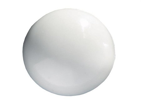 Abdeckkappe für Spezialschrauben D-11mm d-9mm H-3,5mm, BULBEX TRICLAMP 4.8, 3/16", weiß