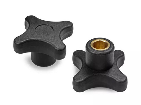 Cross knob with a smooth bushing D-60mm D12