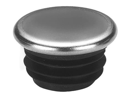 Sliding foot with metal cap for round profiles D-20mm D1-22mm 1.0mm-2.5mm