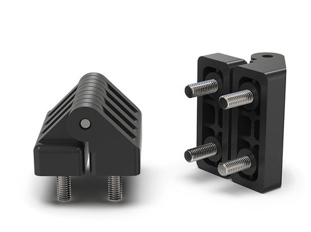 Zawias z trzpieniem gwintowym A-30mm I-15mm M5x10