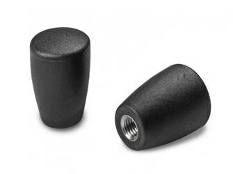 Zylindrische Halterung mit Gewindebuchse D-43mm M12, INOX