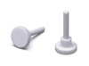 Knurled head screw with collar M4 x 28mm without slot, (DIN464/465)