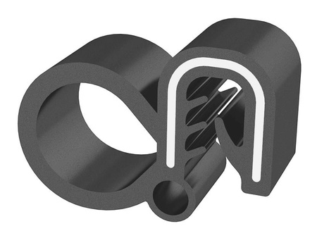 EPDM-Kantenschutzdichtung, seitliche Abdichtung, 2,0 mm, 50 m