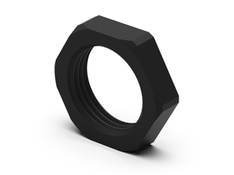 Matica pro kabelovou svorku (protimatica) d-M25 x 1,5mm H-6mm SW-32, RAL9005 (hluboká černá)