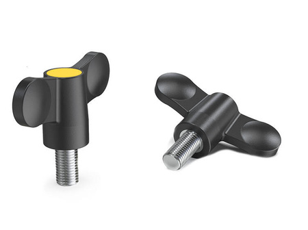 Flügelknopf mit Gewindestift D-55mm M8