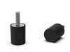 Vibration isolator type D; 60ShA; A=40 B=30; M8x23; INOX