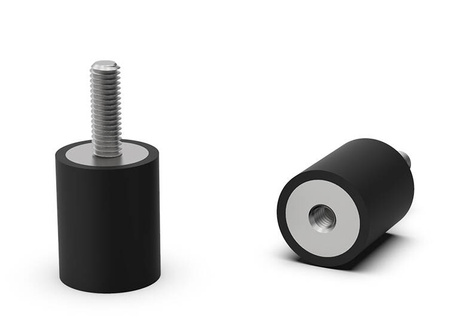 Vibration isolator type B; 60ShA; A=60 B=40; M12x28 - M12