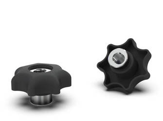 Schnellspannknopf nach DIN 6336 mit Metallansatz D-50mm M10.